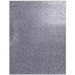 Goma eva glitter pliego 45x60 plateado jm -m10