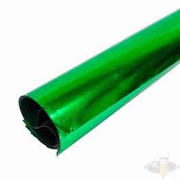 Papel metalico (vinilico) verde 50x64 hand-m10