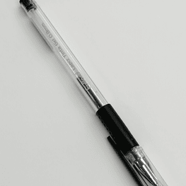 Lapiz tinta gel 0.8mm negro c/grip fultons*12