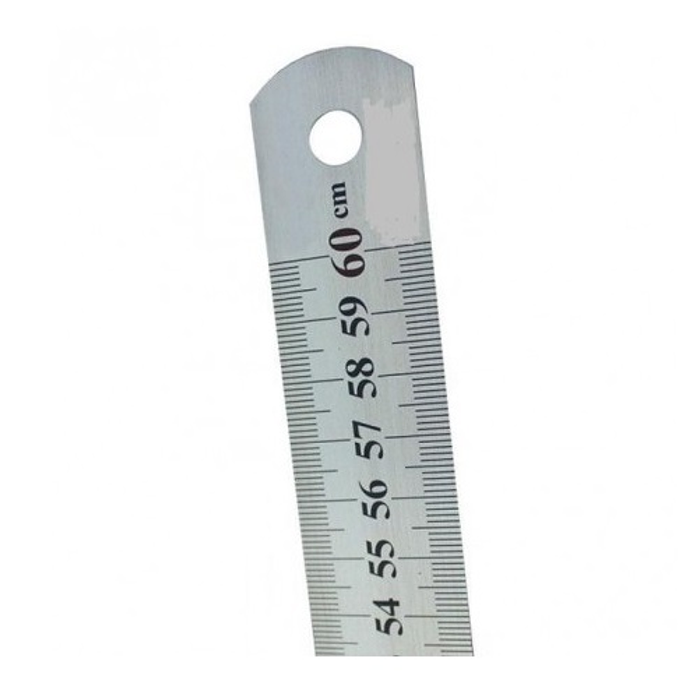 Regla metalica inox 60cm proarte -m3-10