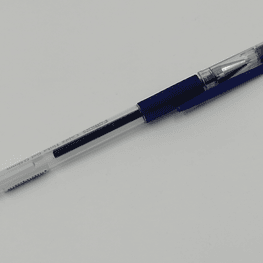 Lapiz tinta gel 0.8mm azul c/grip fultons*12