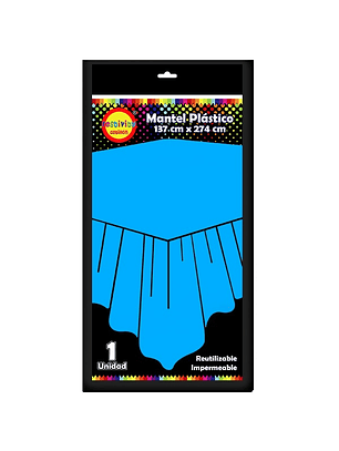 Mantel reutilizable 137x274 celeste-m3-10