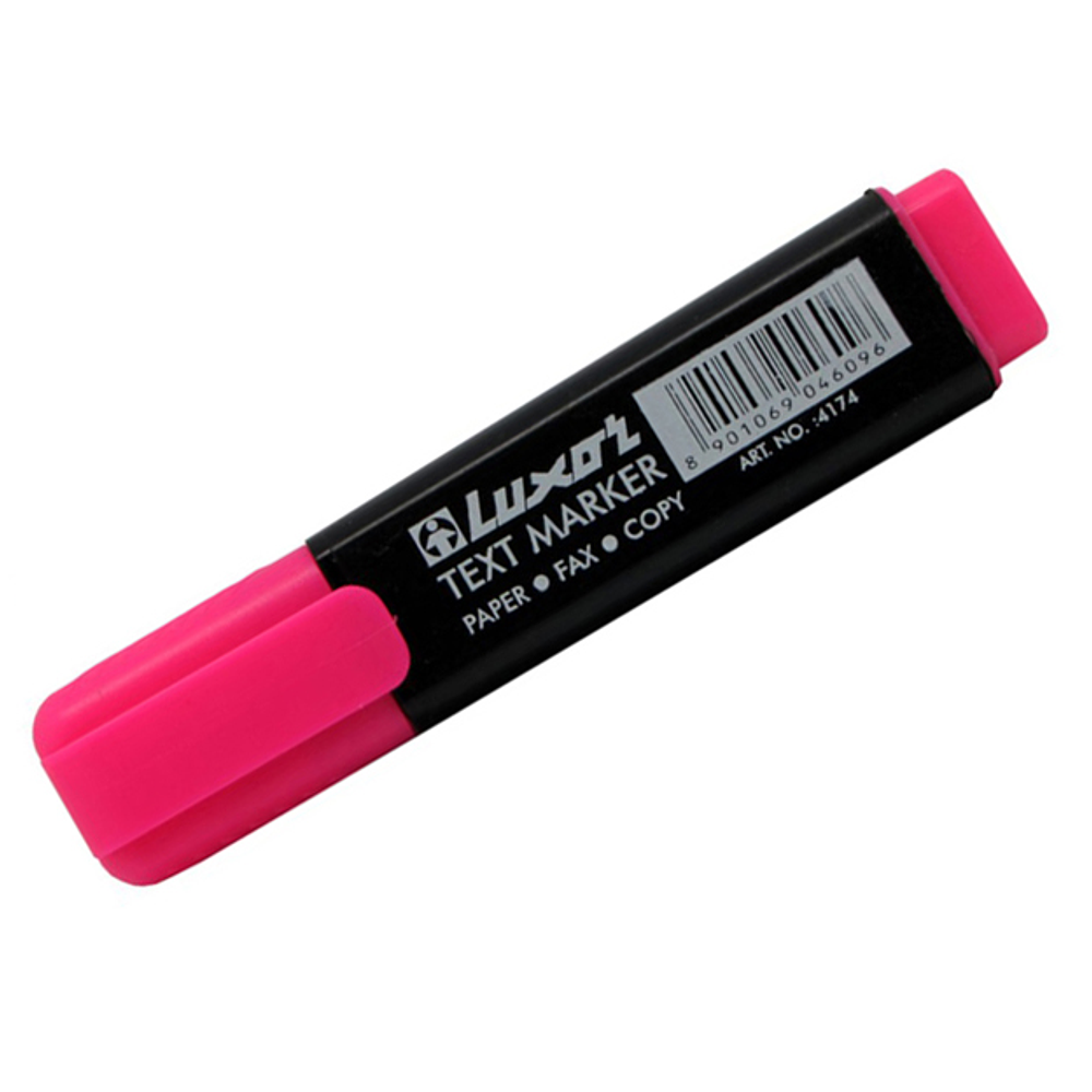 Destacador tex marker rosado*10