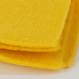 Paño lenci lamina 20x30 amarillo 0.18cms hand-m10