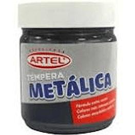 Tempera metalica negro 100ml artel*m3*m10(6)
