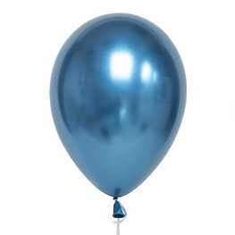 Set 12 globo nº12 chrome azul feco*3*10