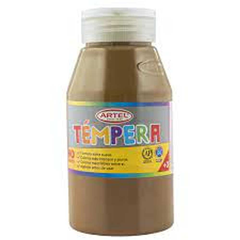Tempera 500ml cafe (siena tostada) nº64 artel*m3-10-4