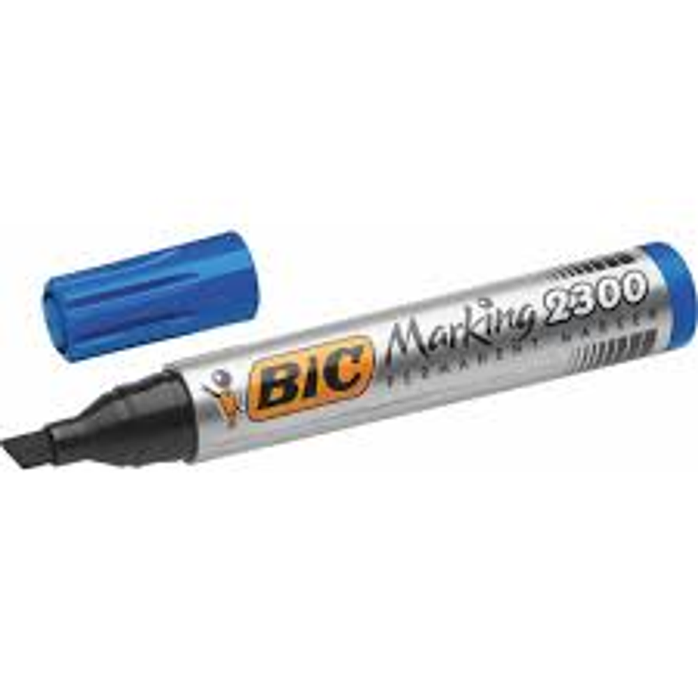 Marcador perm azul bis ecol bic*12