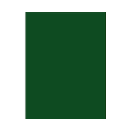 Cartulina verde oscuro pliego #9 52.5x77 halley-m10(200)