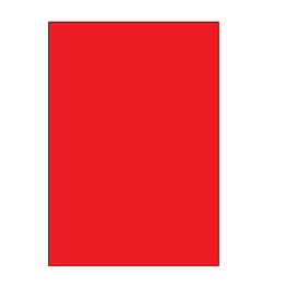 Cartulina roja pliego #9 52.5x77 halley-m10(200)