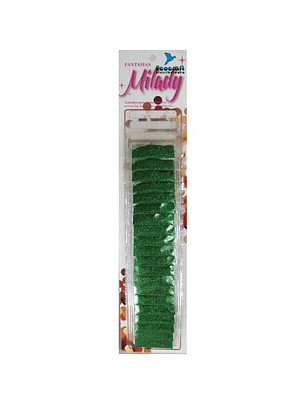 Set 20 escarcha verde milady