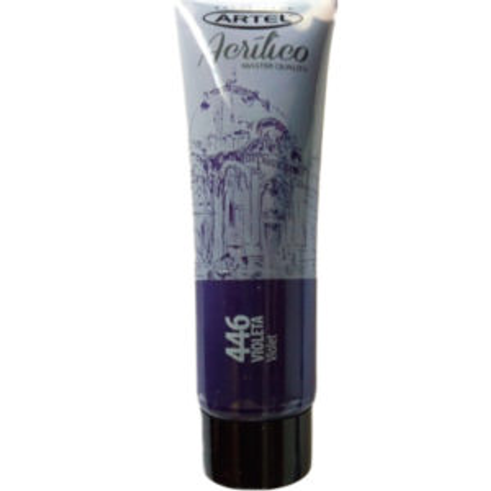 Pintura acrilica 100ml violeta 446 artel*3