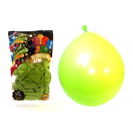 Globo nº9 verde lima 25un m3*m10