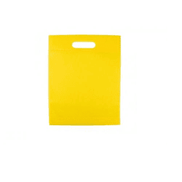 Set 10 unidades bolsas tnt amarillo 31x25-m3-10