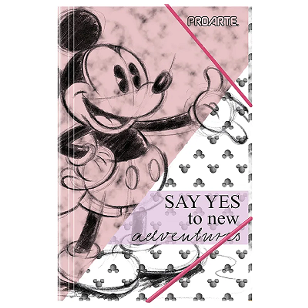 Carpeta oficio carton c/elastico mickey proarte*3*10(12)