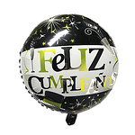 Set 10 globos 45cm feliz cumpleaños incluye varillas gruesa