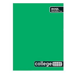 Cuaderno college matematicas 7mm 80hjs ross -m3-10-60