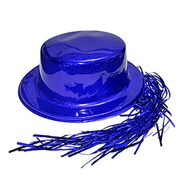 Gorro chaplin brillante pelo azul-m3-m10