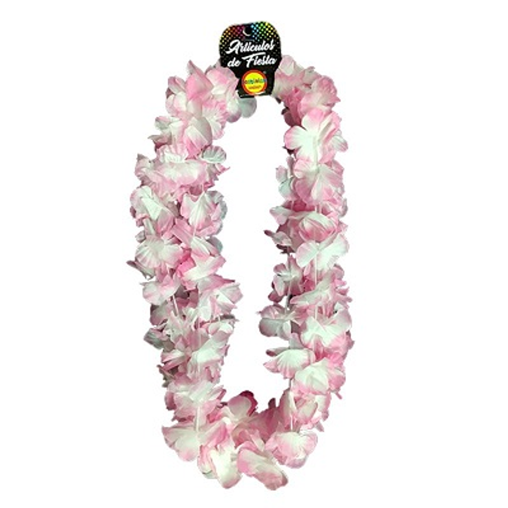 Set 6un collar flor rosado/blanco-m3-m10