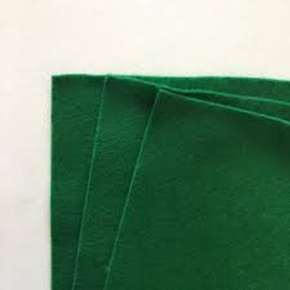 Paño lenci lamina 20x30 verde oscuro 0.18cms hand-m10