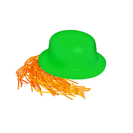 Gorro chaplin fluor verde pelo 60cm-m3-m10