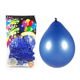 Globo nº9 azul perlado 25un feco-m3-m10