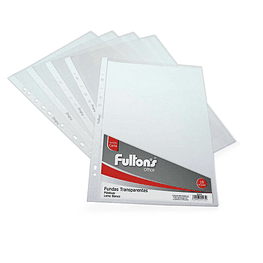Set 10 funda transparente carta fultons -m3-10-150