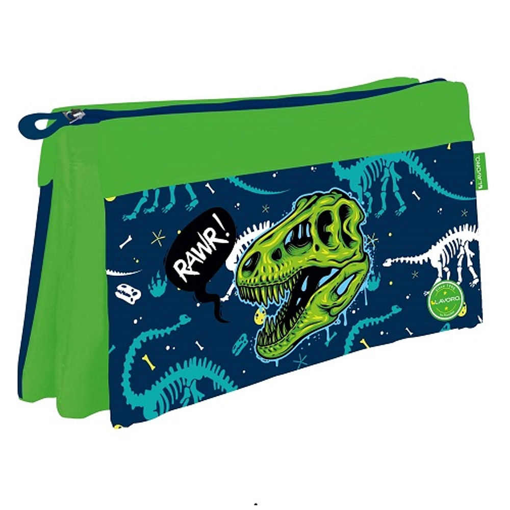 Estuche escolar triple pro niño 3 diseños-m3-m10