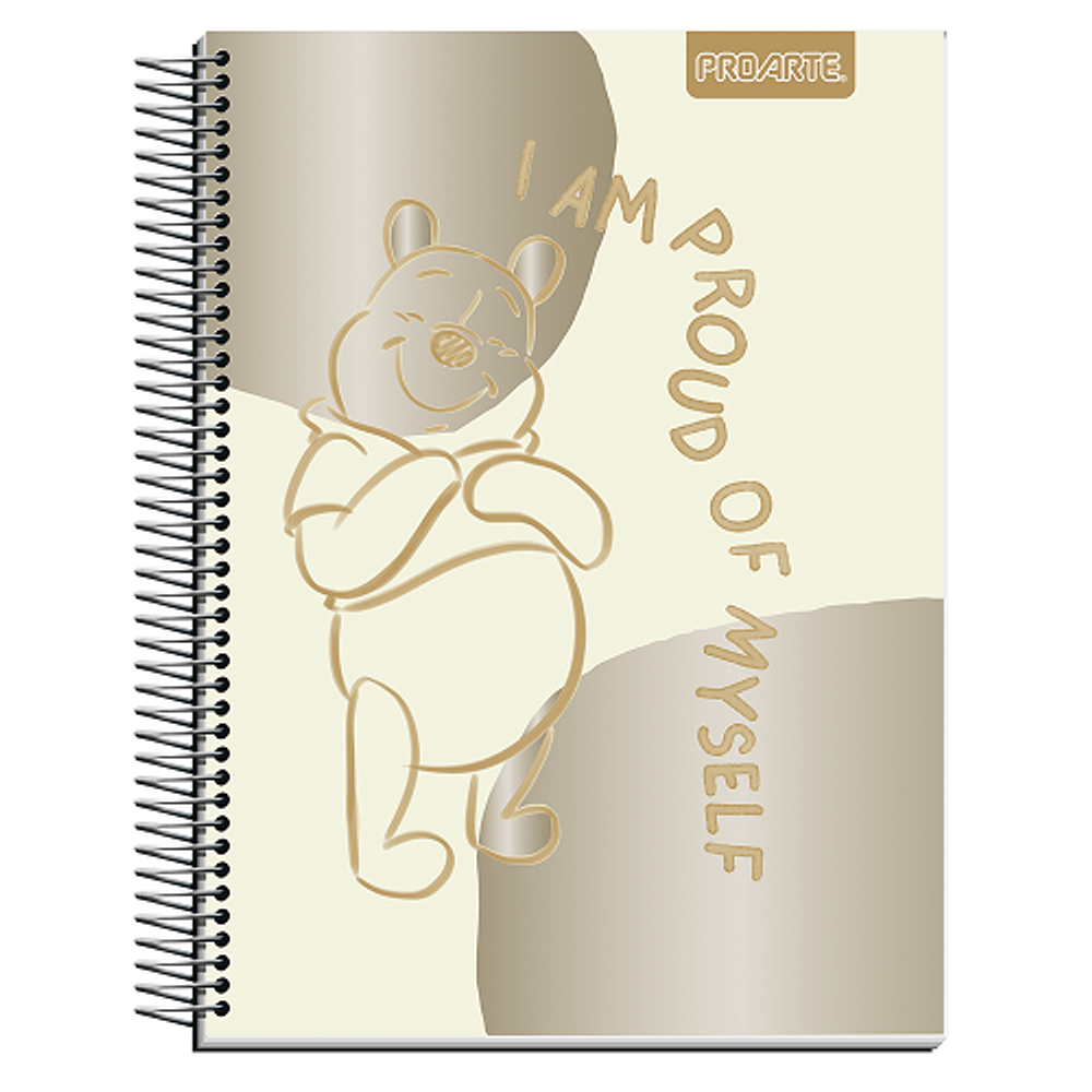 Cuaderno cuarta mat 7mm 150hjs winnie the pooh proarte -m3-10