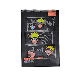 Croquera oficio 75grs 22x32cm 80hjs naruto -m3-10-24