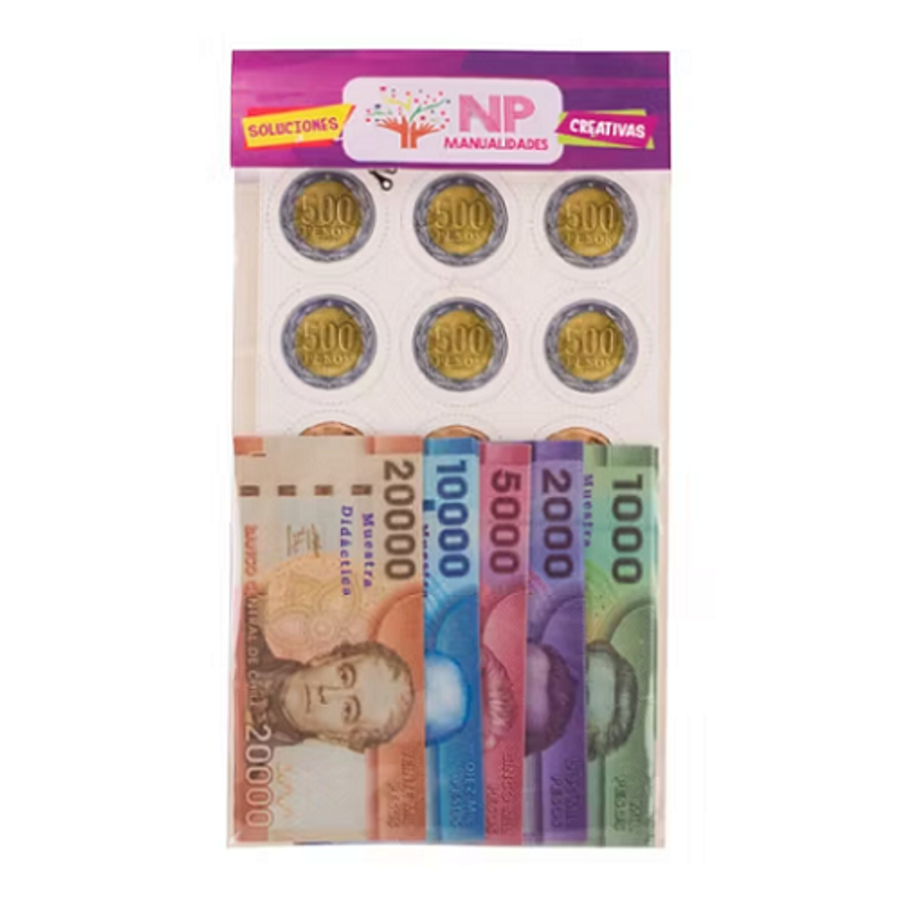 Set billetes y monedas didactico np-m3-m10