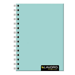 Cuaderno pocket pastel doble espiral 5mm 100hjs 10.5x1.5x15cm lavoro-m3-10-48