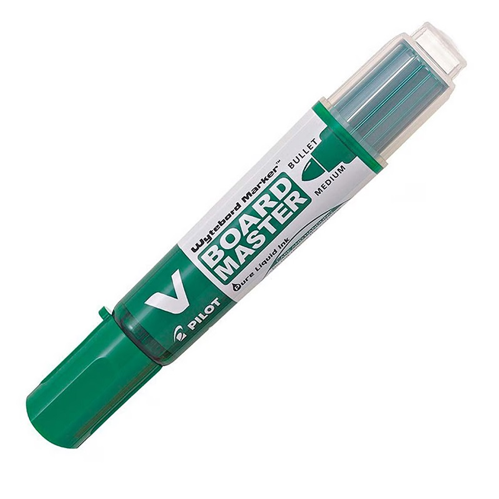 Marcador pizarra recargable verde v board master pilot -m3-10-12