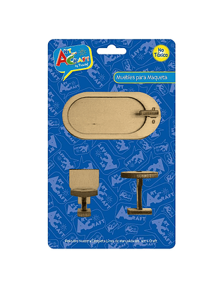 Mueble maqueta baño 3 pcs art&craft -m3-10-36