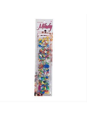 Set 10 lentejuela diseño surtido navidad milady/m3-m10