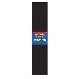 Papel crepe negro 50x200cms proarte/m10