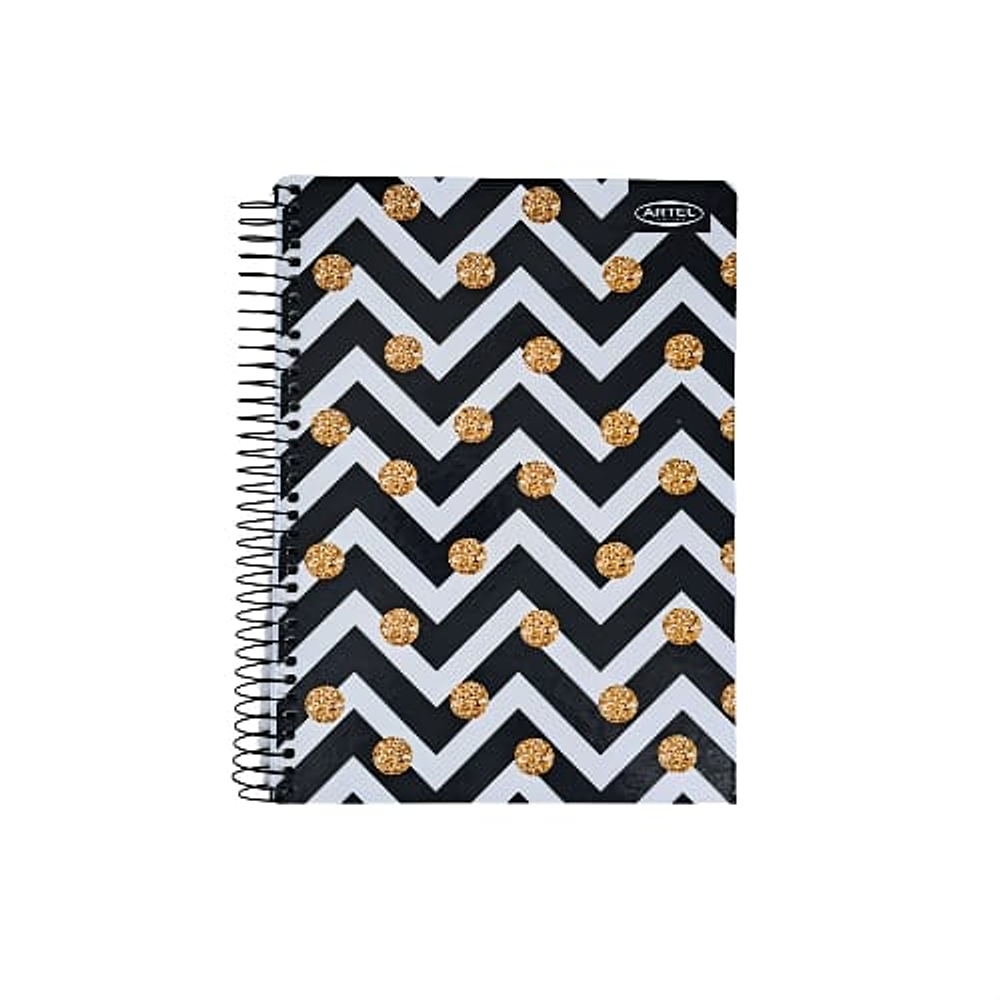 Cuaderno triple carta mat 7mm 150hjs golden&black artel/m3-10