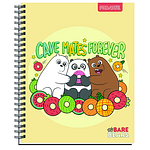 Cuaderno universitario 7mm 100hj tapa dura we bare bears proarte/m3-10