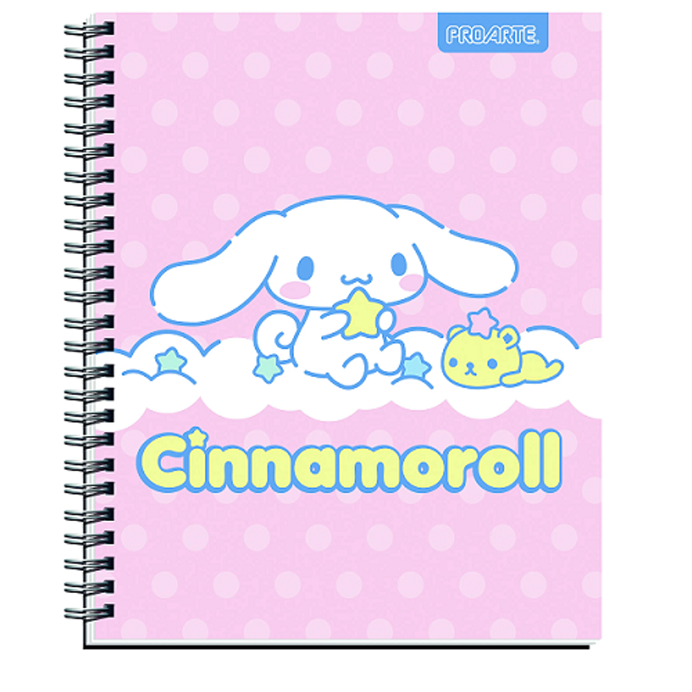 Cuaderno universitario 7mm 100hj tapa dura cinnamoroll proarte/m3-10