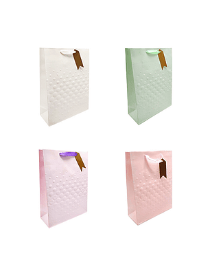 Bolsa de regalo grande 26x32 3d pastel feco