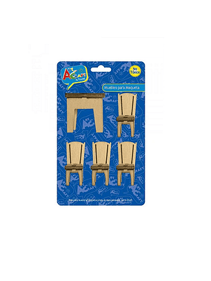 Mueble maqueta comedor 5 pcs lavoro-m3-10