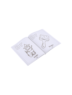 Libro para colorear aprendo abc 50 paginas dactic