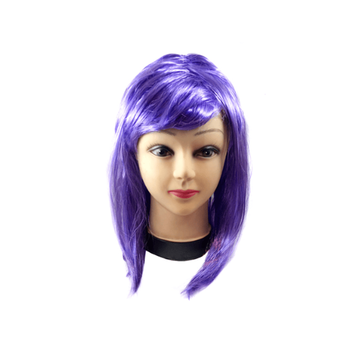 Peluca mediana 43cm 160gr lila feco 1