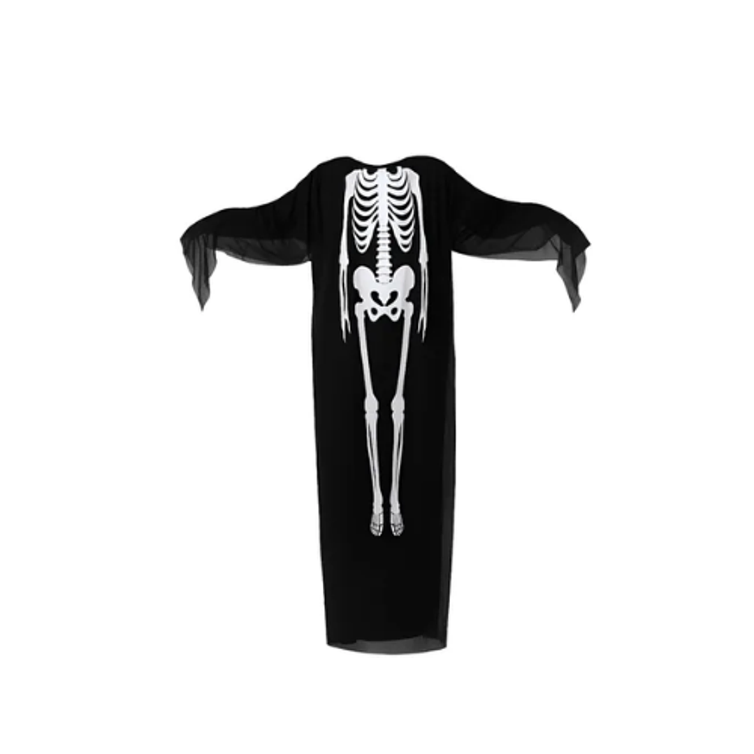 Tunica disfraz esqueleto halloween 1