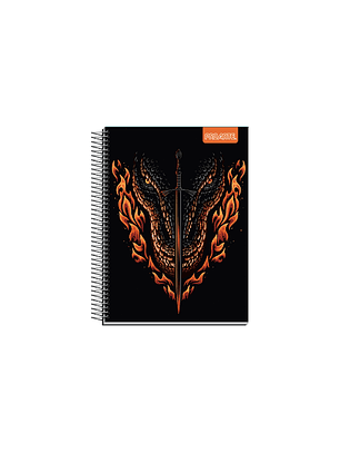 Cuaderno cuarta 17x21cm mat 7mm 150hjs of dragons proarte