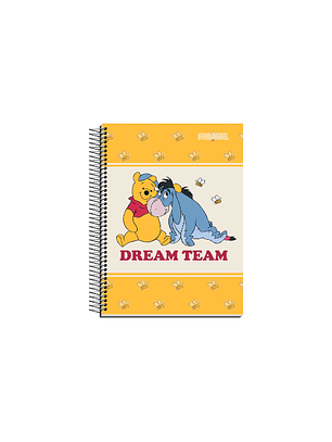 Cuaderno cuarta mat 7mm 150hjs winnie the pooh proarte