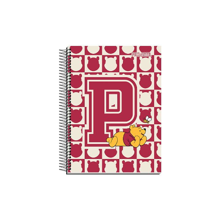Cuaderno cuarta mat 7mm 150hjs winnie the pooh proarte 2
