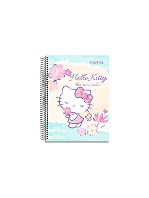 Cuaderno cuarta 17x21cm mat 7mm 150hjs hello kitty proarte
