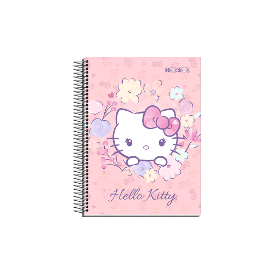 Cuaderno cuarta 17x21cm mat 7mm 150hjs hello kitty proarte 4