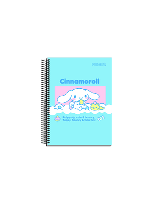 Cuaderno cuarta 17x21cm mat 7mm 150hjs cinnamoroll proarte